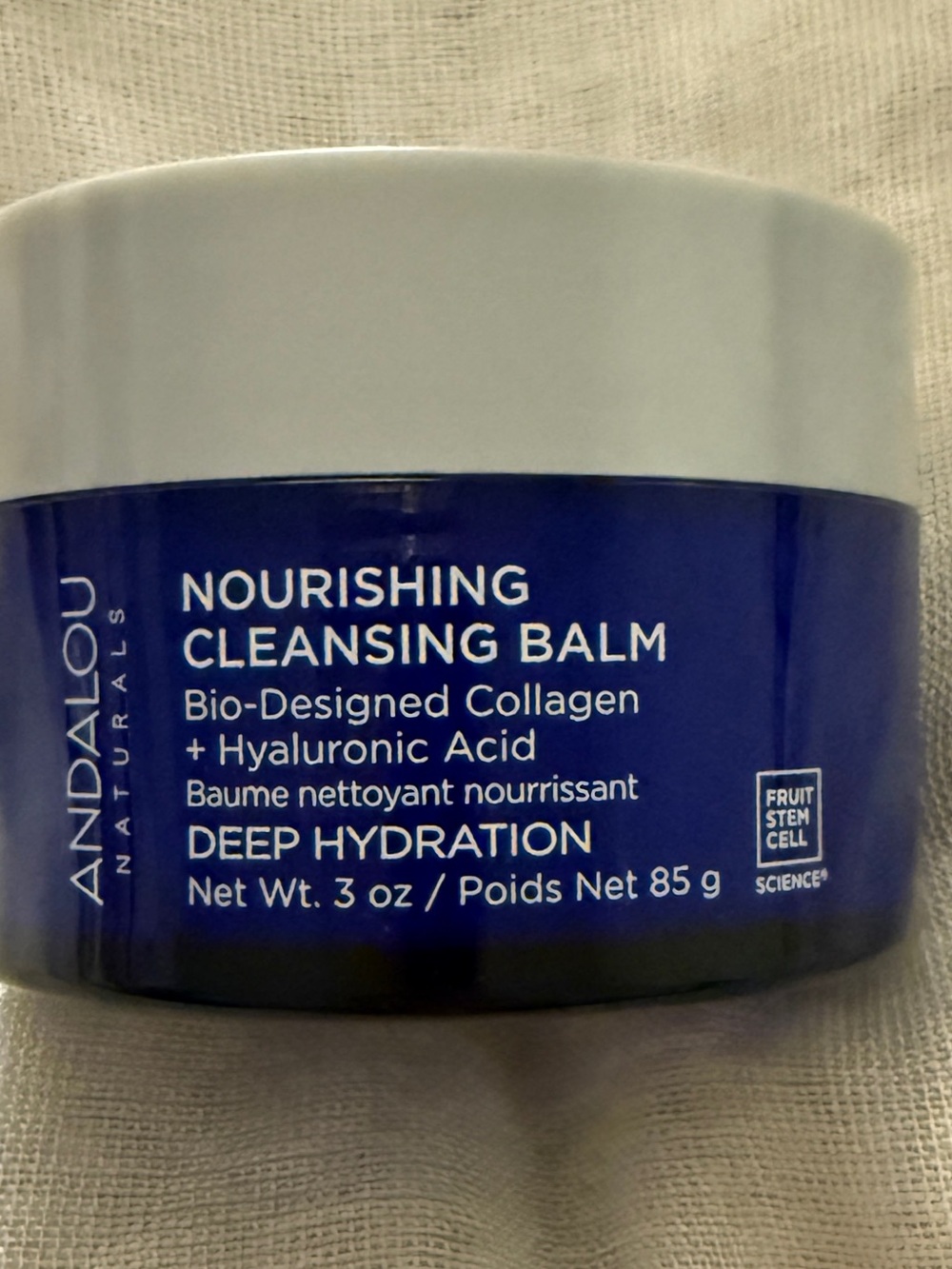 Andalou Naturals Nourishing Cleansing Balm Deep Hydration 3 oz New Sealed